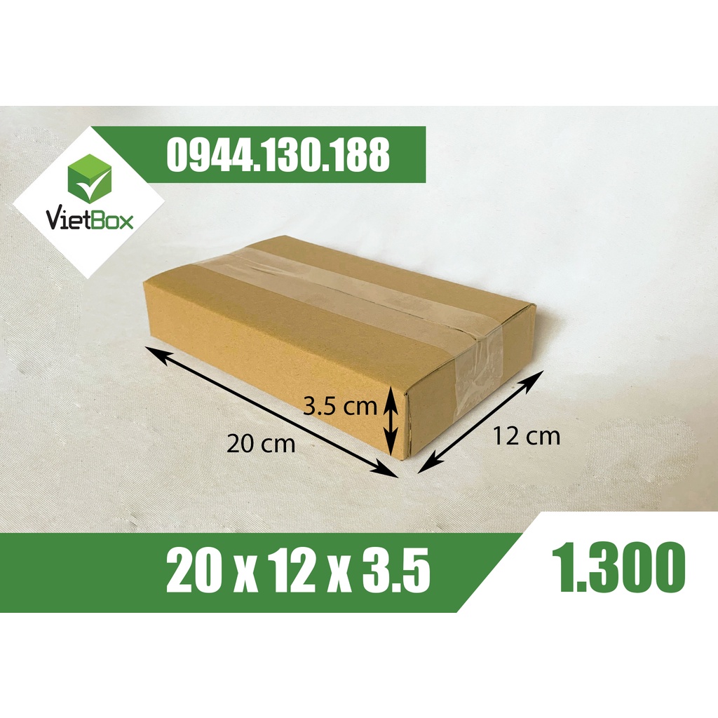 40 hộp carton 20*12*3,5