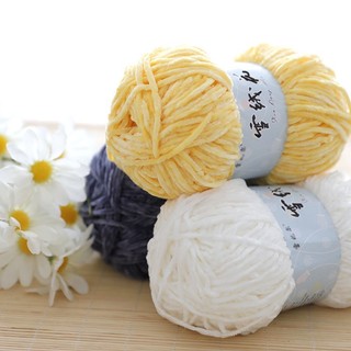 Len cuộn 100g, Nhung chenille 3mm