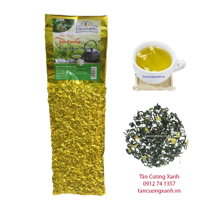 Trà Tân Cương Ướp Hoa Nhài - Trà Lài Tân Cương Thơm Ngon 100gr, 200gr, 500gr