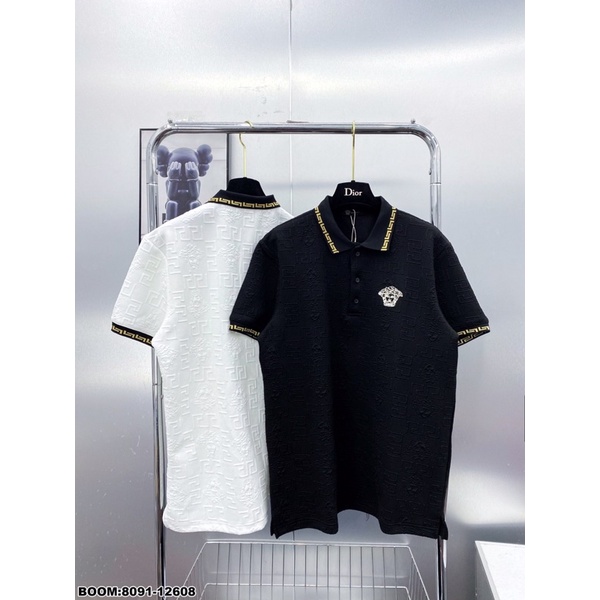 Áo polo ver.sace vân nổi đẹp từng cm. ảnh thật_8091