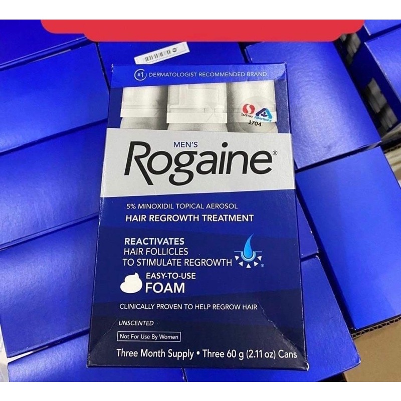 FOAM MỌC TÓC MINOXIDIL 5% ROGAINE MEN’S FOAM DẠNG BỌT DÀNH CHO NAM GIỚI