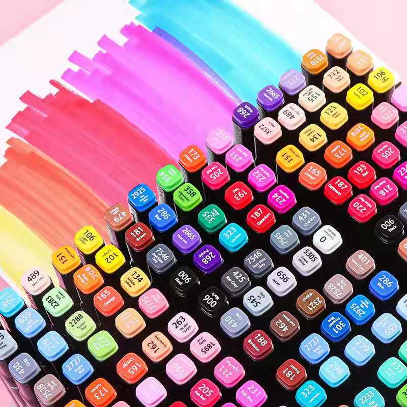 Bút màu Marker Touch Cool Bộ 36/60/80 / họa cụ tô màu dạ vẽ tranh anime