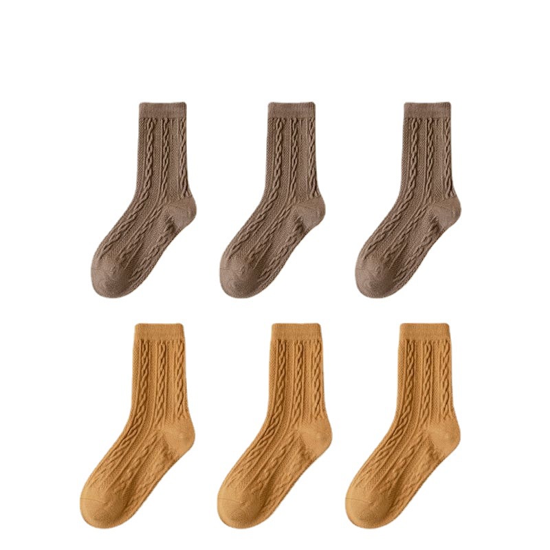 Vớ Dài Trung Bình Màu Sắc Xinh Xắn Thời Trang Thu Đông Cho Nữ