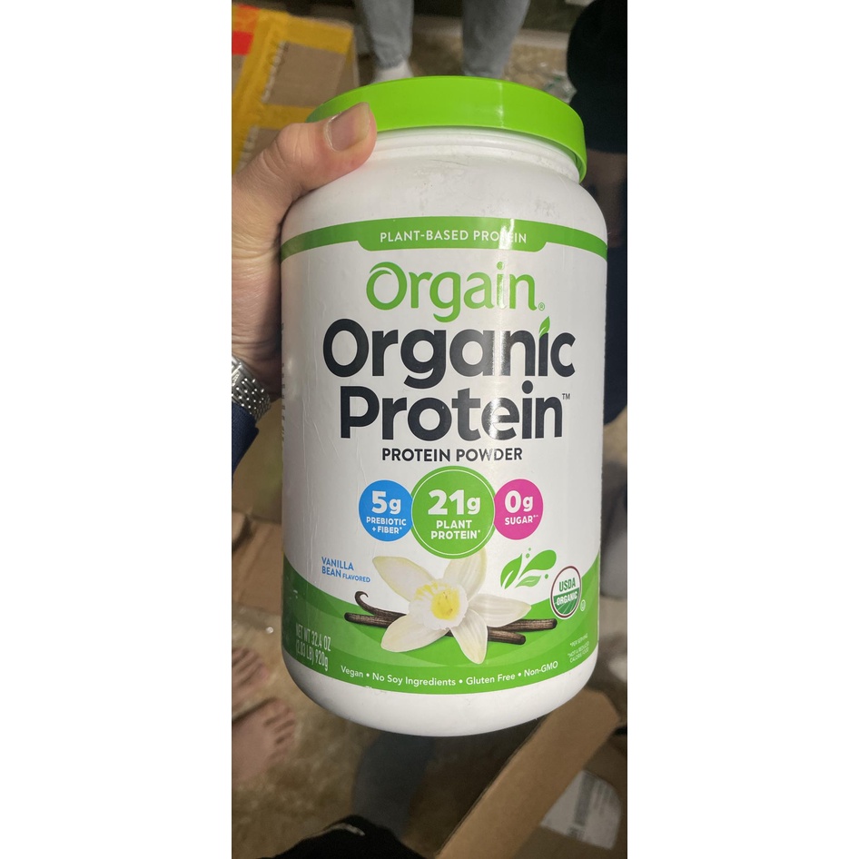 Bột Protein thực vật hữu cơ Orgain Organic Protein  920g