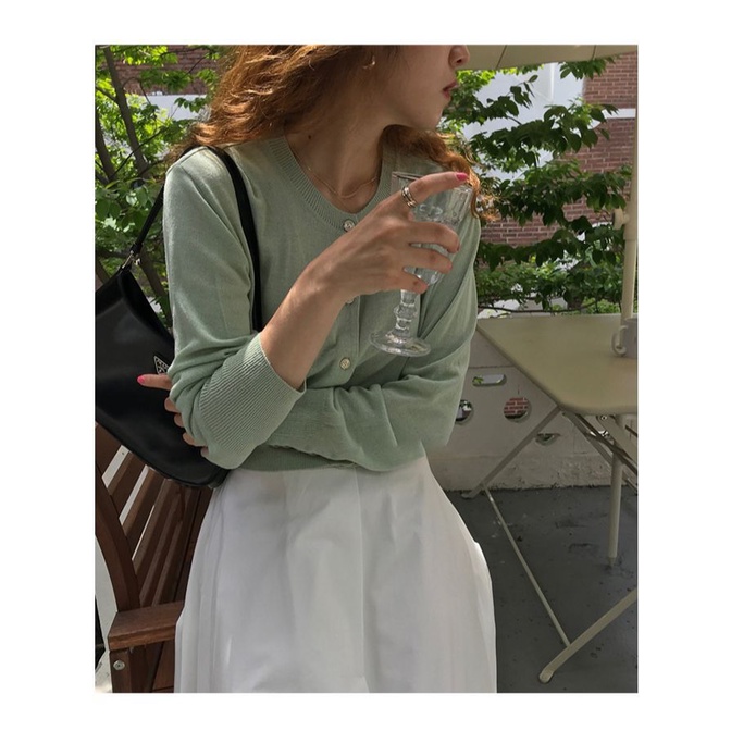 Áo Cardigan Dệt Kim Phong Cách Hàn Quốc Phong Cách Mới 2