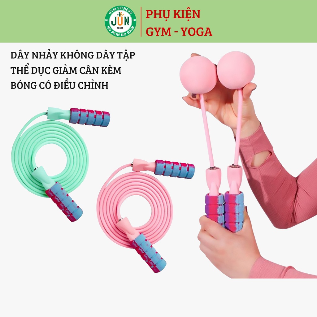 Dây nhảy thể lực đàn hồi, dây nhảy không dây có điều chỉnh, Dây nhảy quả bóng hỗ trợ luyện