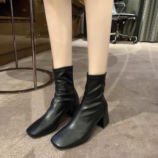 Boot da cổ thấp mũi chỉ Full Box kèm clip thật