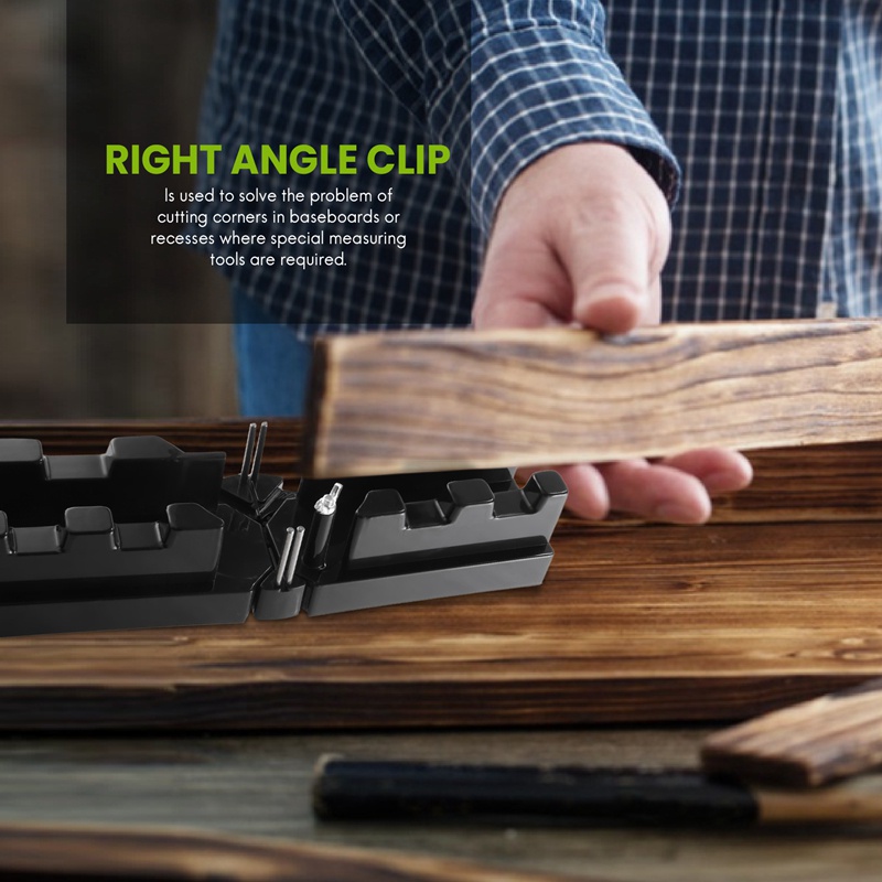Dụng cụ cắt đo Mitre 2 trong 1 Kẹp góc Kẹp gỗ Giá đỡ và cắt Kẹp góc 85 đến 180 độ
