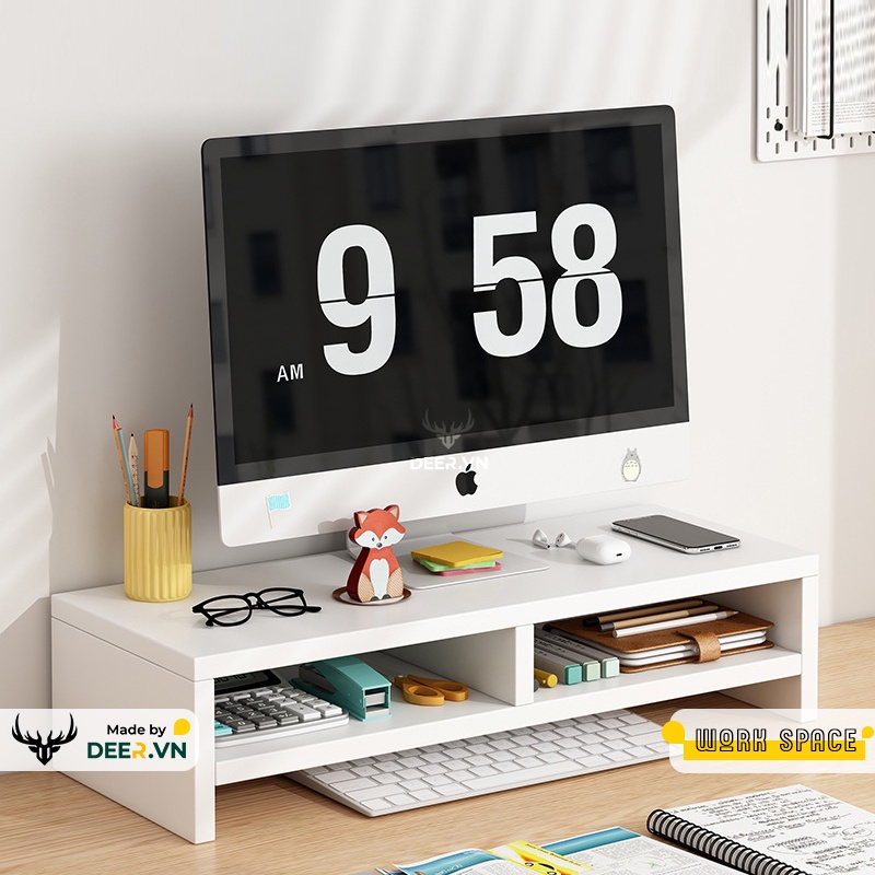 DEER - Kệ Nâng Màn Hình Máy Tính Thiết Kế Chữ N Độc Đáo Tiện Dụng