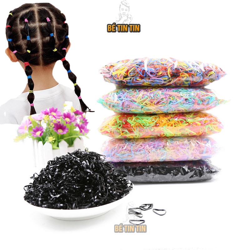 Thun cột tóc cho bé tiện dụng đa năng 10g, 20g - 1k