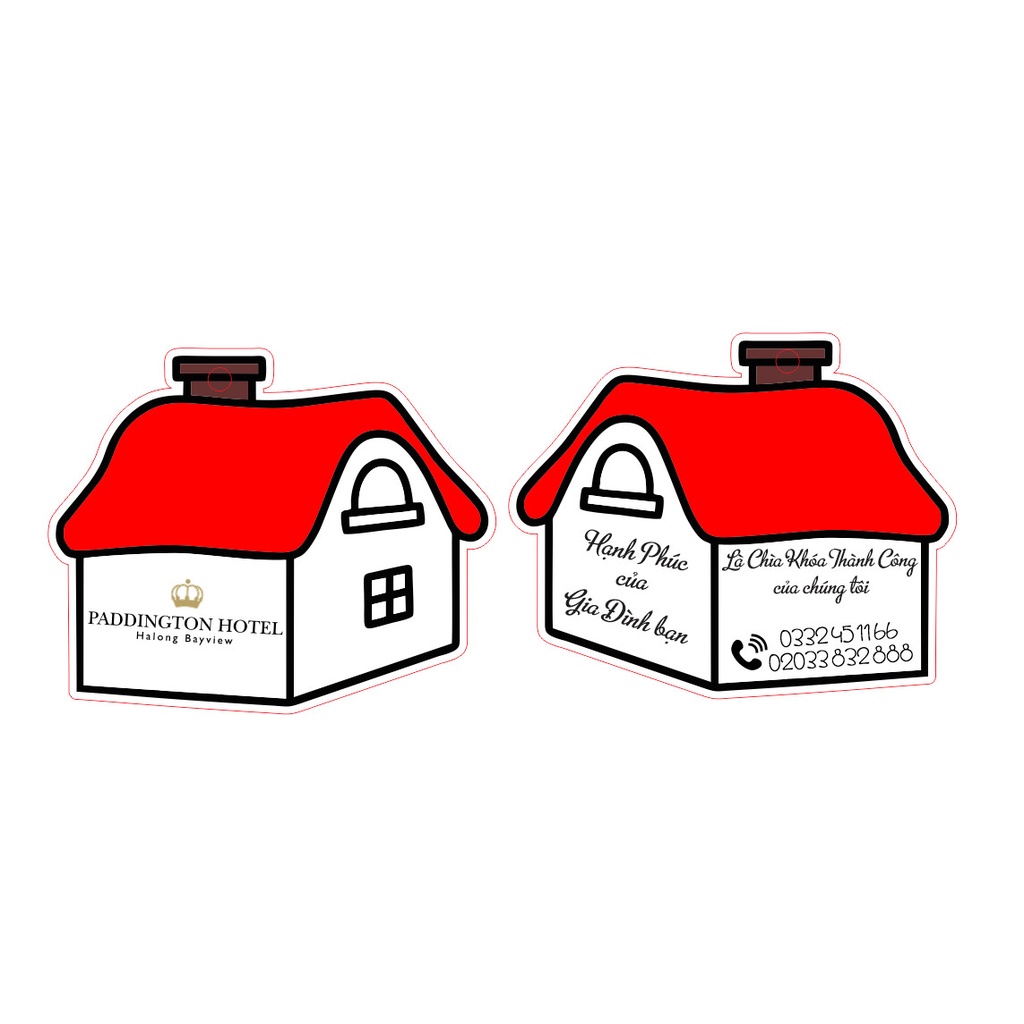 Móc khóa nhà nghỉ , khách sạn , in logo thương hiệu , doanh nghiệp , sự kiện, in và thiết kế theo yêu cầu