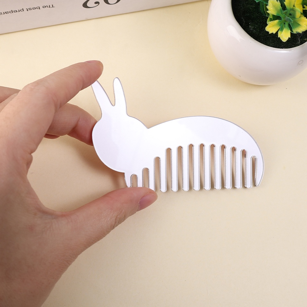 1 Lược Chải Tóc Chống Tĩnh Điện Hình Thỏ Hồng Dễ Thương