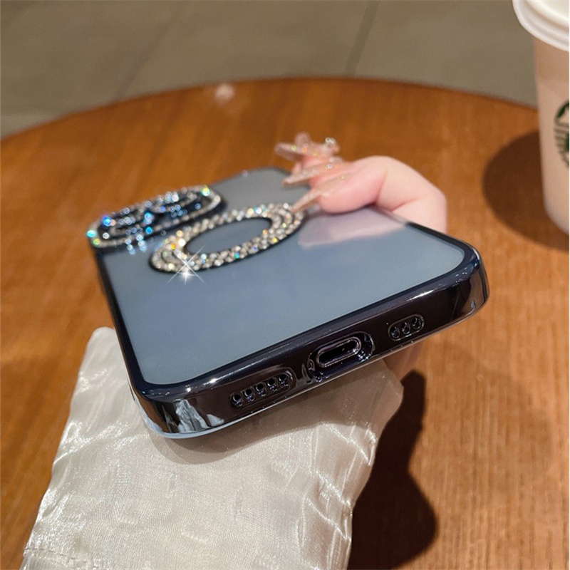 Ốp Điện Thoại Trong Suốt Chống Sốc In Logo Thời Trang Sang Trọng Cho Iphone 14 Pro Max Plus 13 12 11 Pro Max