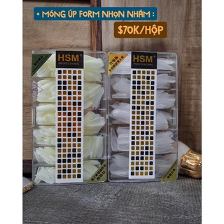 MÓNG ÚP HSM NHÁM ĐỦ FORM - HỘP 500 MÓNG PHOM CHUẨN ĐẸP