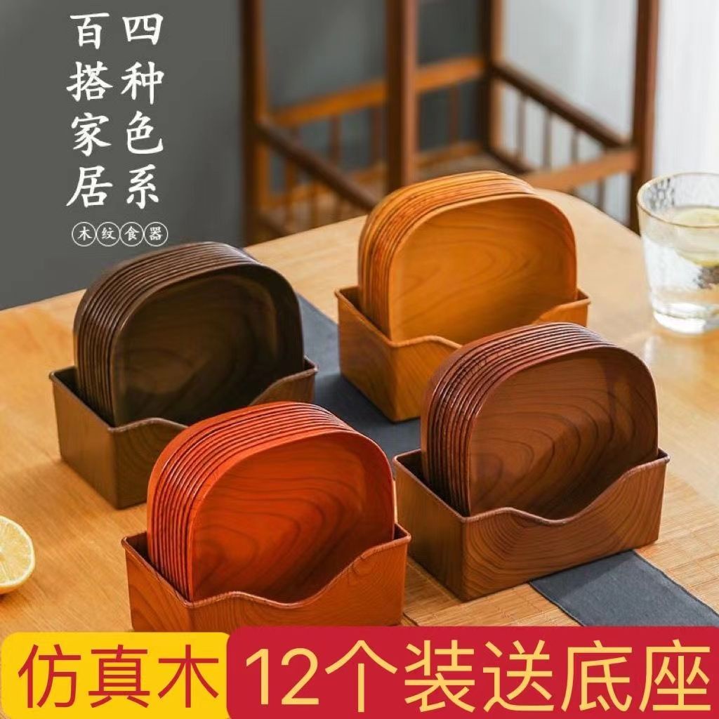 Đĩa Gỗ Mô Phỏng Xương / Hoa Hướng Dương / Kẹo Để Bàn Ăn Tiện Dụng