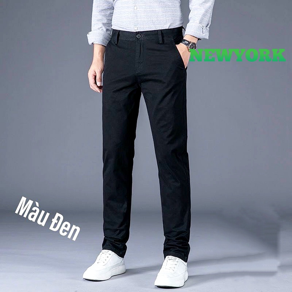 Quần KAKI Dài Nam Co Giãn 4 Chiều, Dáng Ôm Hàn Quốc Rất VIP, Vải Mềm Mịn Cao Cấp - NewYork Fashion