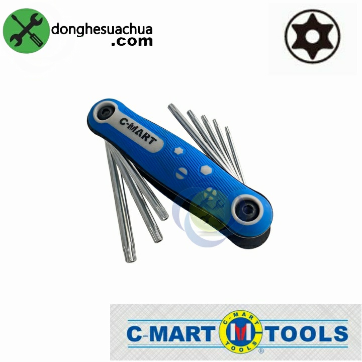 Bộ lục giác sao xếp C-Mart F0915 có 8 cây (T9-T40)