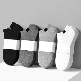 Combo 5 đôi Tất vớ nam nữ, cổ ngắn, 2 màu trắng, đen chống hôi chân