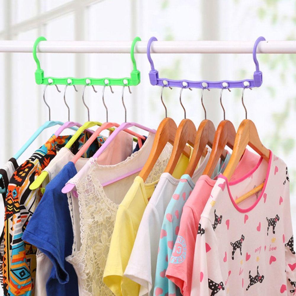 Bộ 5 Cái Móc Treo Quần Áo Đa Chức Năng Tiết Kiệm Không Gian ZAIJIE24