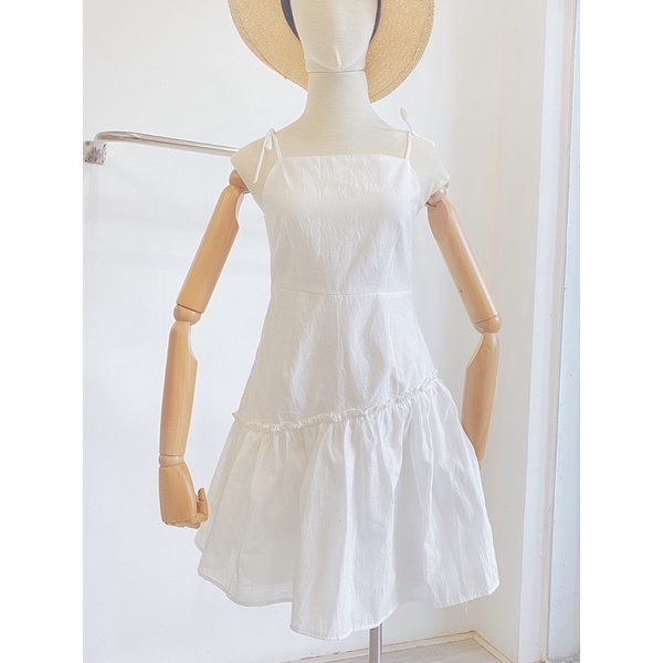SENKA DRESS - Đầm hai dây bèo chéo - AIMEE