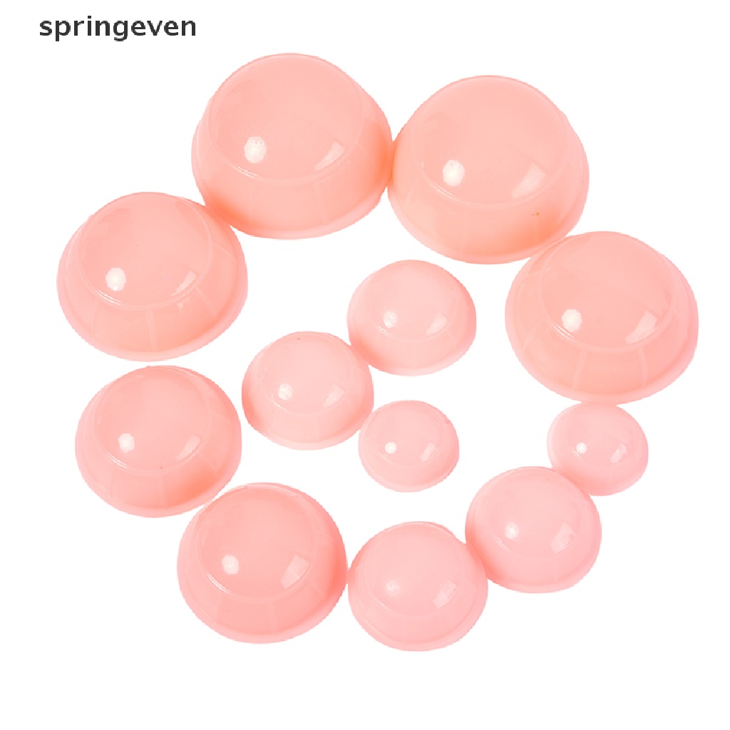 Bộ 12 Cốc Giác Hơi Mát Xa Bằng Silicone Chuyên Nghiệp