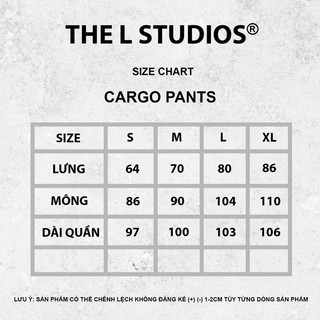 THELSTUDIOS Quần túi hộp CARGO PANTS
