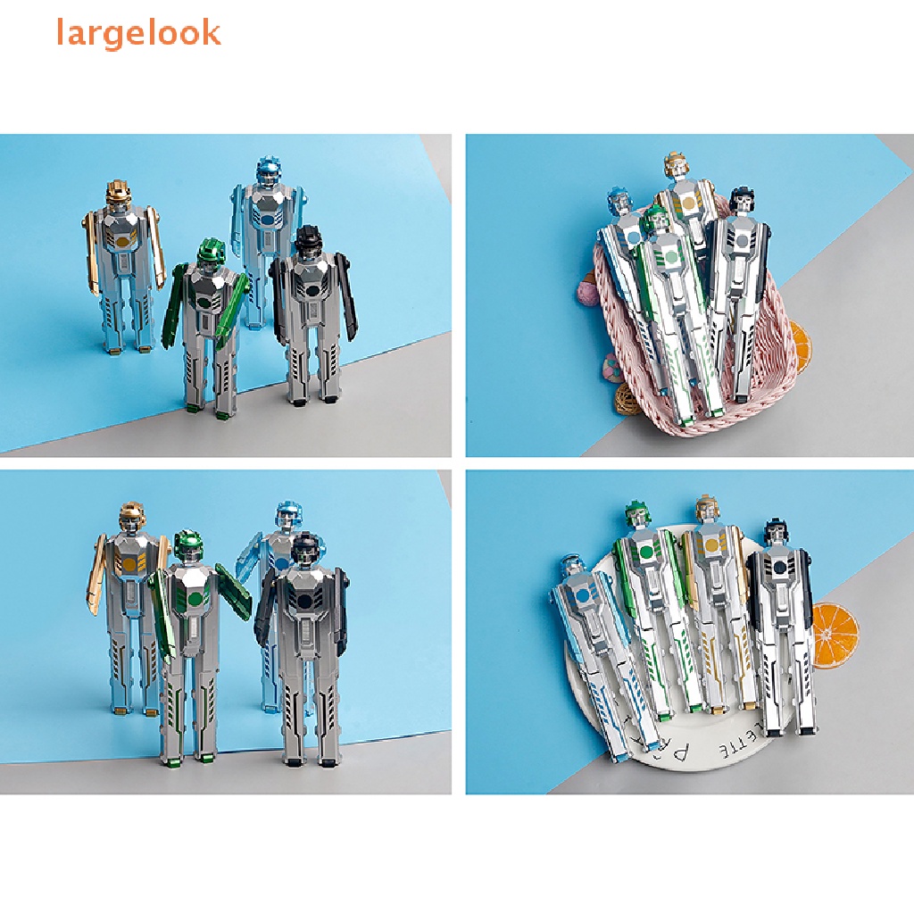 Bút Mực Gel Mực Đen Ngòi 0.5mm Hình Robot Biến Hình Sáng Tạo Cho Bé Trai