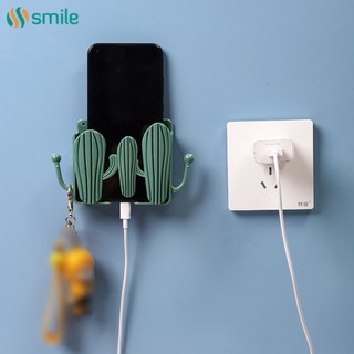 Giá đỡ điện thoại treo tường hộp đựng đồ không có lỗ giá đỡ sạc điện thoại di động điều khiển từ xa giá đỡ tường móc treo phòng tắm hộp đựng đồ gia đình