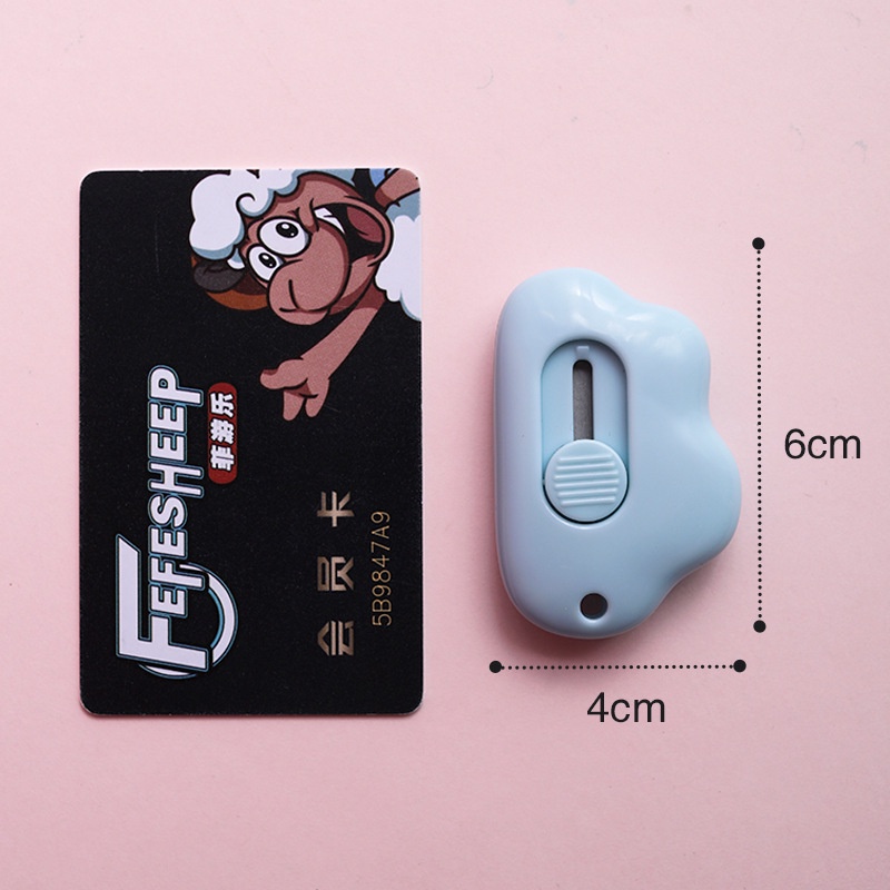 DAO DỌC GIẤY MINI HÌNH ĐÁM MÂY CHÂN MÈO CAO CẤP DỄ THƯƠNG 88282 HEYTABOX RG1 RG2 RG4