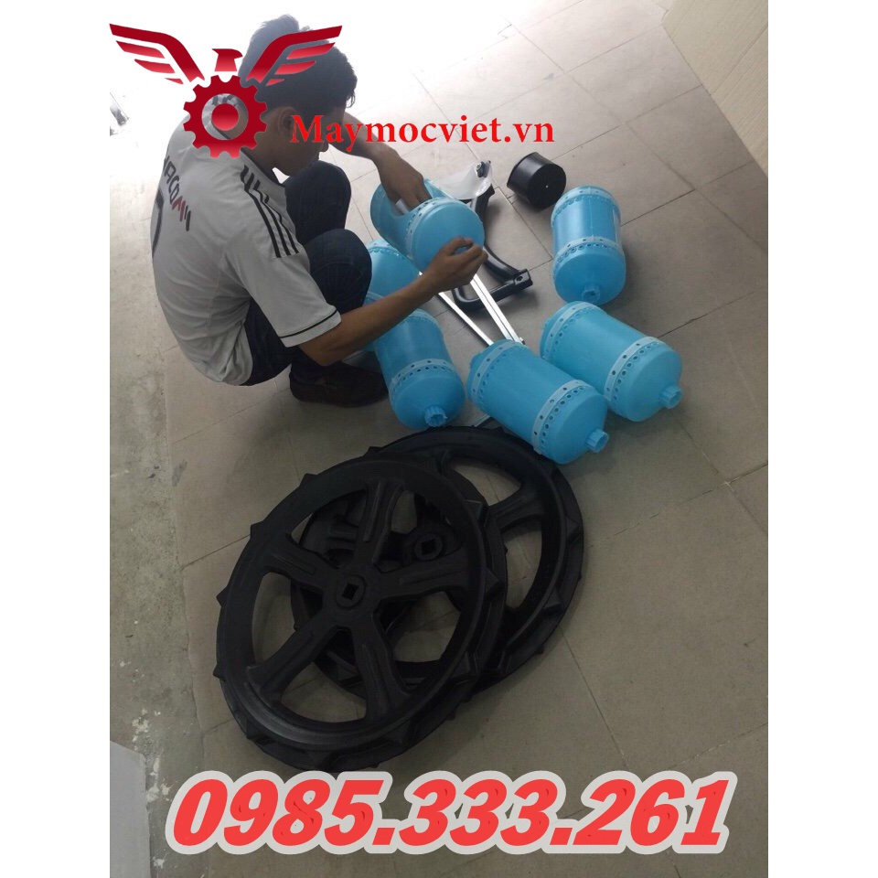 Máy xạ lúa 6 trống, thiết bị sạ lúa thủ công