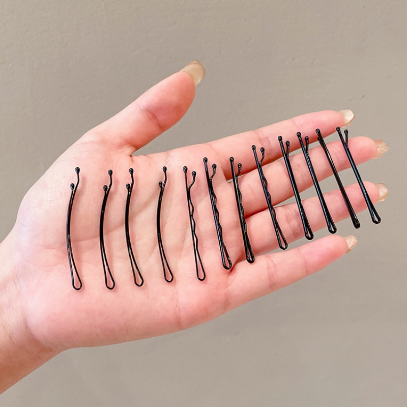 Set 30 Kẹp Tóc Màu Đen Đơn Giản Phong Cách Cổ Điển Cho Nữ