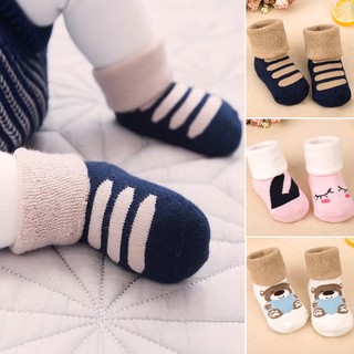 Tất Cotton Giữ Ấm Cho Bé 0-2 Tuổi