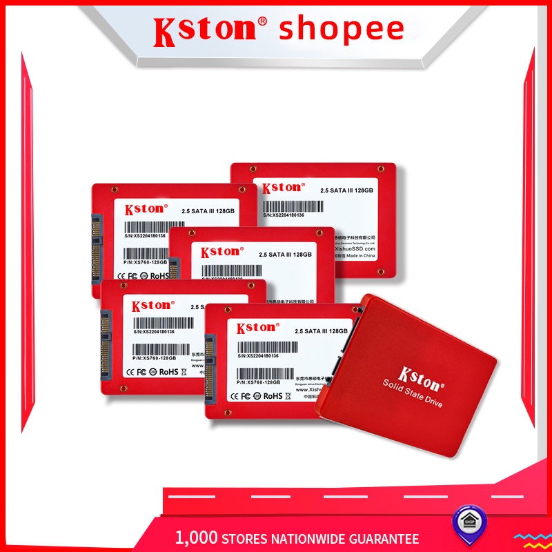 Ổ Cứng Di Động Kston 128GB 256GB 512GB 2.5 ssd1TB Cho Máy Tính