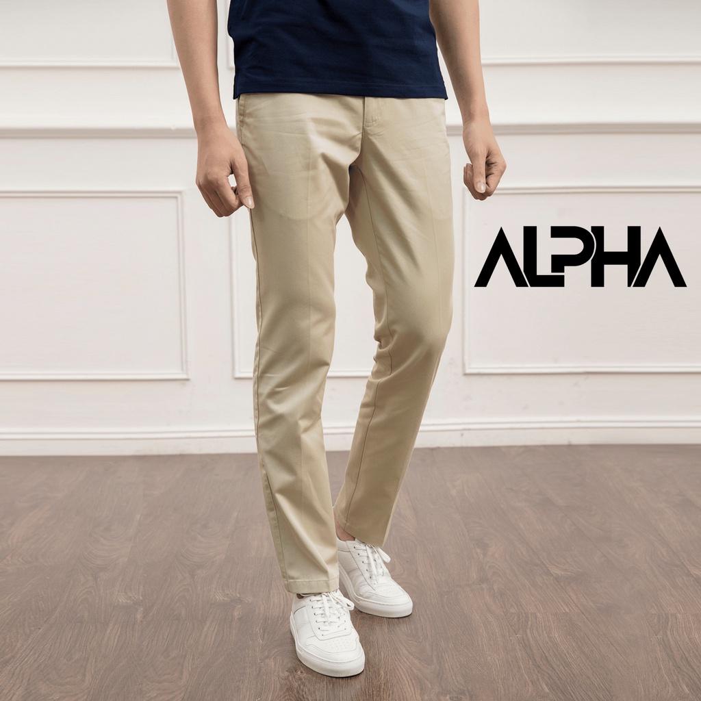 Quần kaki nam dài kiểu dáng trẻ trung năng động GEN ALPHA quần kaki cao cấp dáng slimfit GEN0232