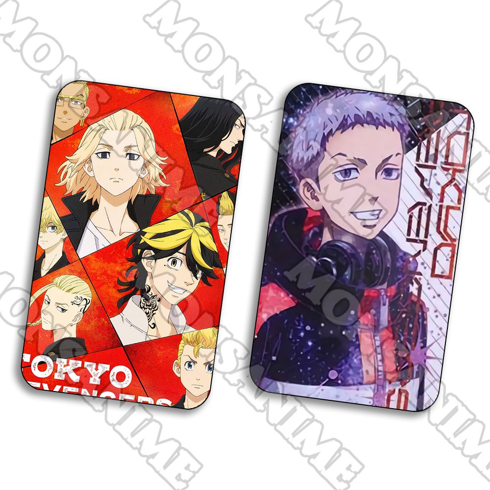 Ảnh thẻ in hình game TOKYO REVENGERS ver Ánh sao tím card bo góc viền 5*8cm anime chibi xinh xắn sưu tầm