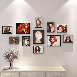 Tranh ảnh salon mẫu tóc tranh dán tường siêu đẹp, trang trang trí tiệm tóc salon