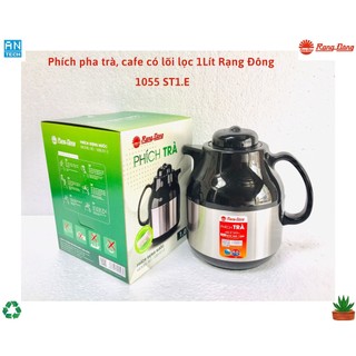 Phích pha trà, cafe có lõi lọc 1lít rạng đông 1055 st1.e