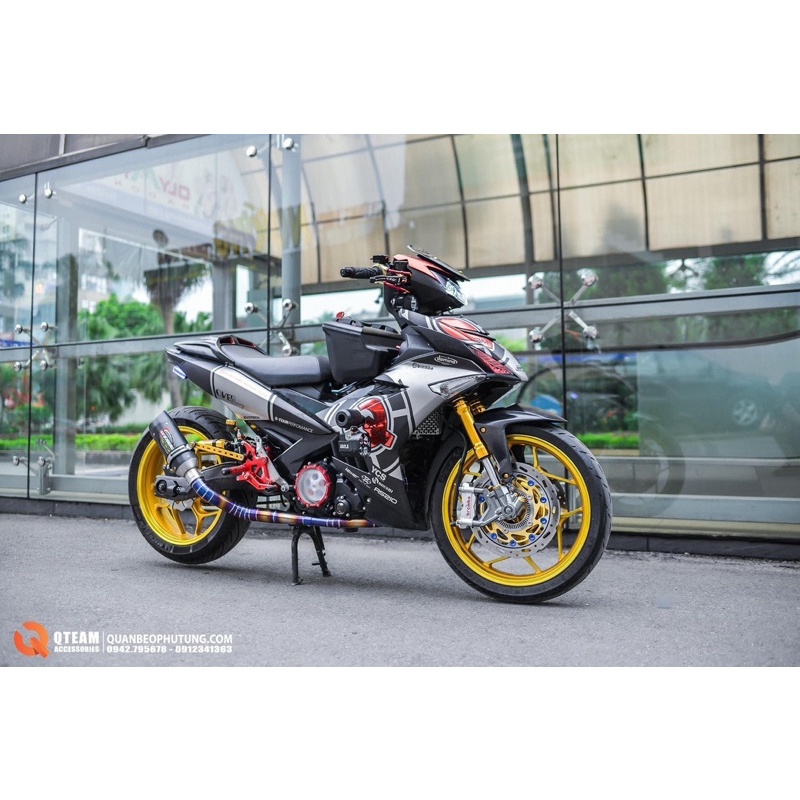 Vành Asio bản lớn 3.0-17 và 4.5-17 lắp Yamaha Exciter 150- Fz150i.