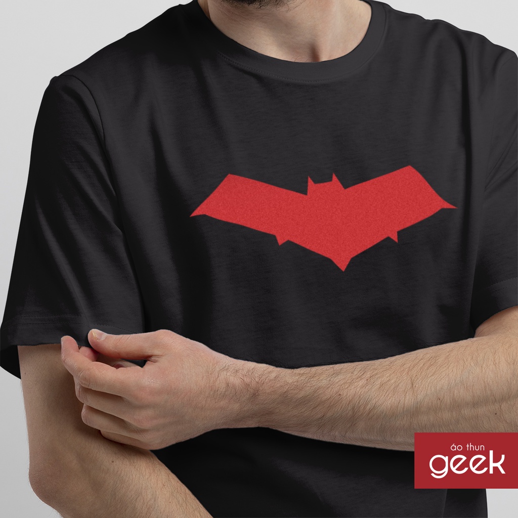 Áo thun hình Gotham Knights - Red Hood sắc nét, 100% Cotton vải dày, siêu mịn.