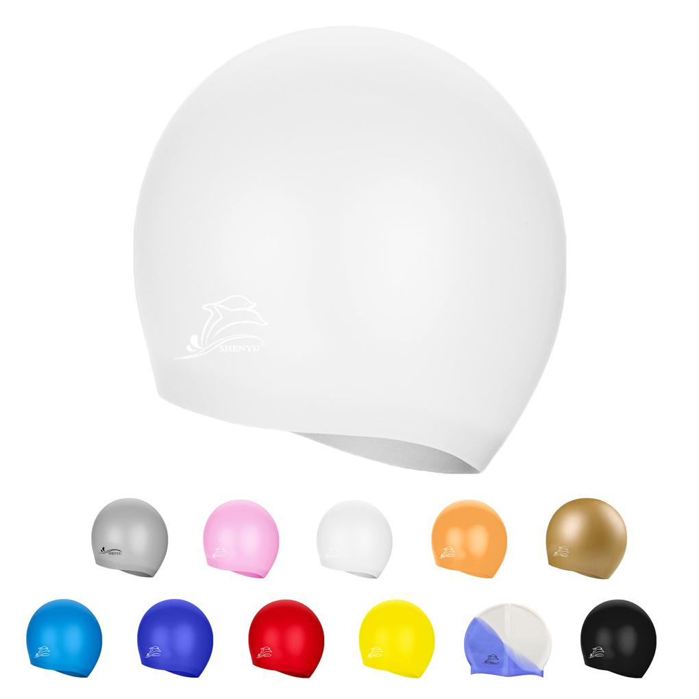 Mũ Bơi Silicone Chống Thấm Nước Bảo Vệ Tai Cho Người Lớn Và Trẻ Em