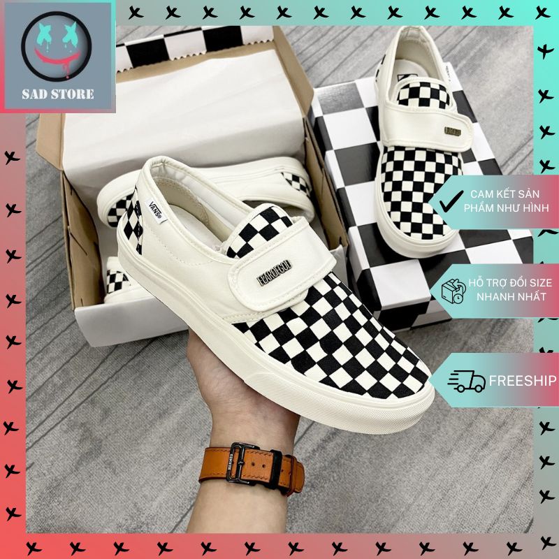 Giày Vans Nam Nữ, Giày Vans Đen Buộc Dây Thời Trang Full Box Bill Hàng Đẹp