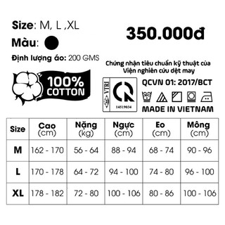 Áo thun tay ngắn KAFE unisex form basic rộng