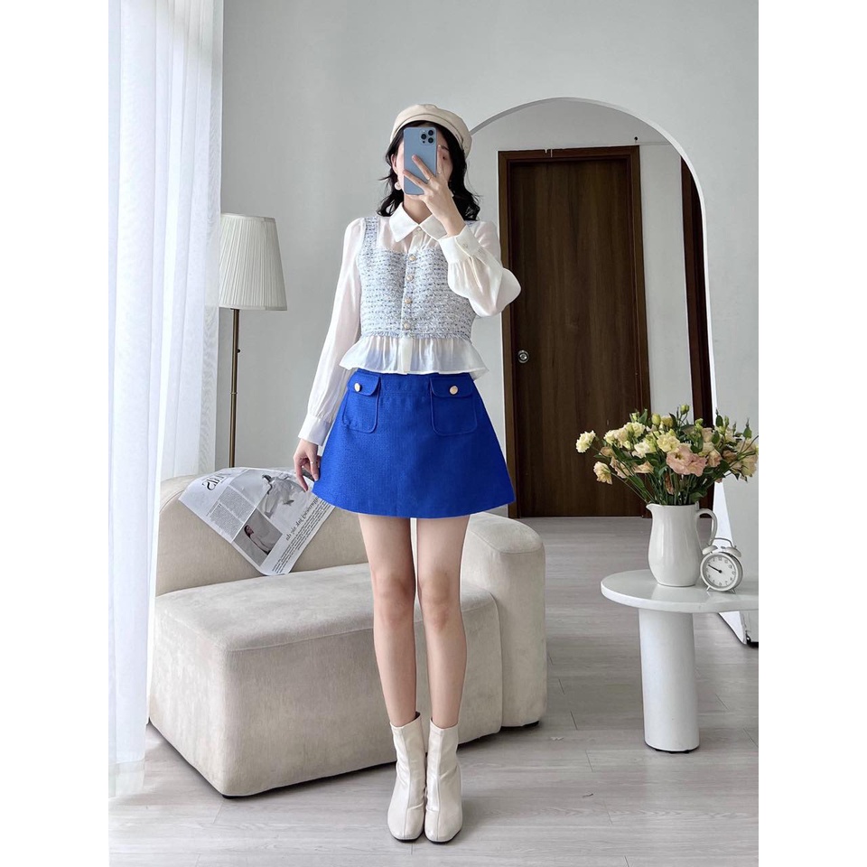 MEET - Set Áo + Short Váy 𝗧𝗪𝗘𝗘𝗗