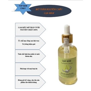 Mỡ Trăn Nguyên Chất 100% Lụa Wax chai 10-100ml, mỡ trăn triệt lông không pha tạp chất, mỡ trăn giảm tổn thương vết bỏng