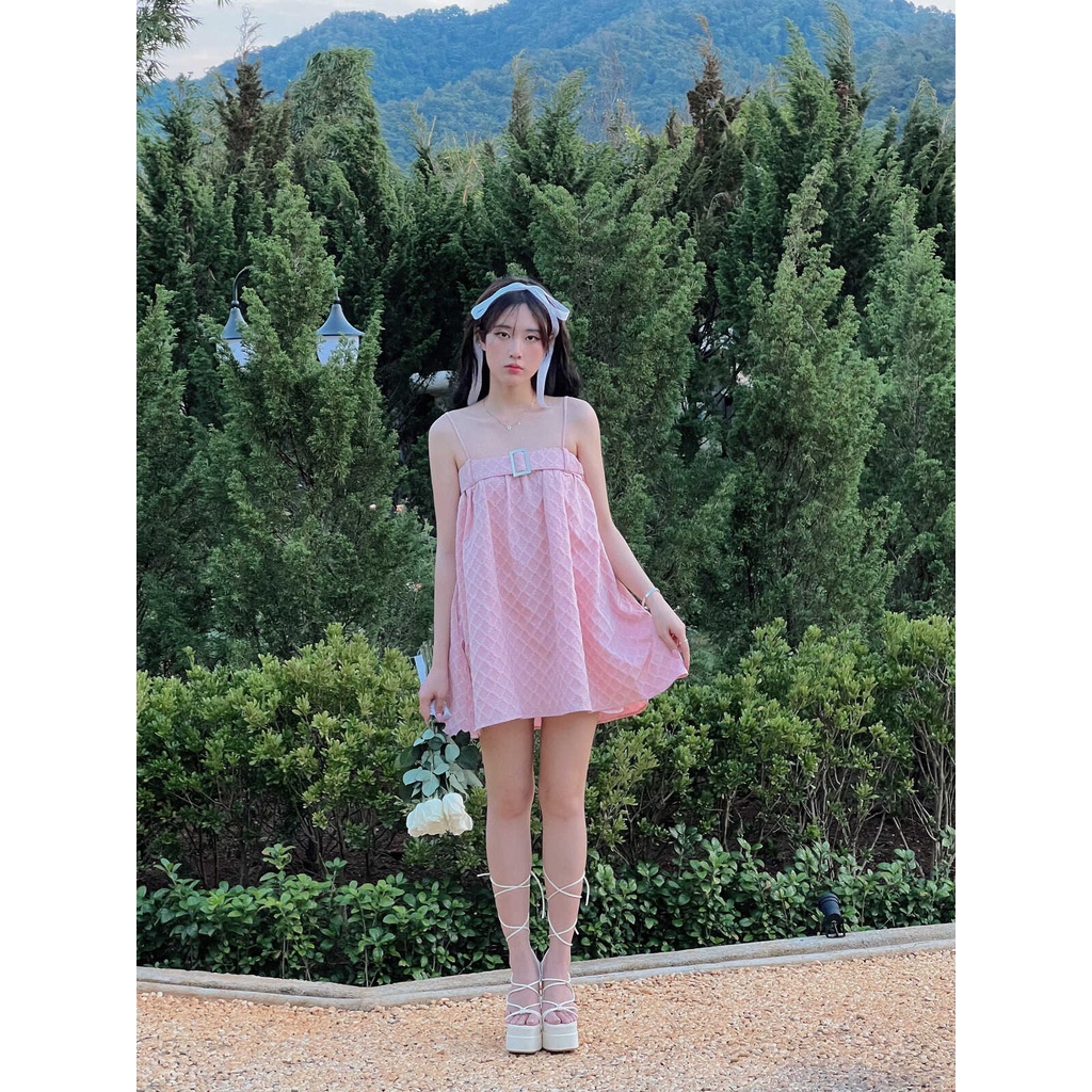 Đầm váy 2 dây thắt lưng | Sakka Dress | Secodee