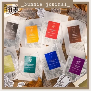 Set 40 miếng sticker trong suốt thực vật nhiều chủ đề trang trí sổ journal, junk journal, scrapbook