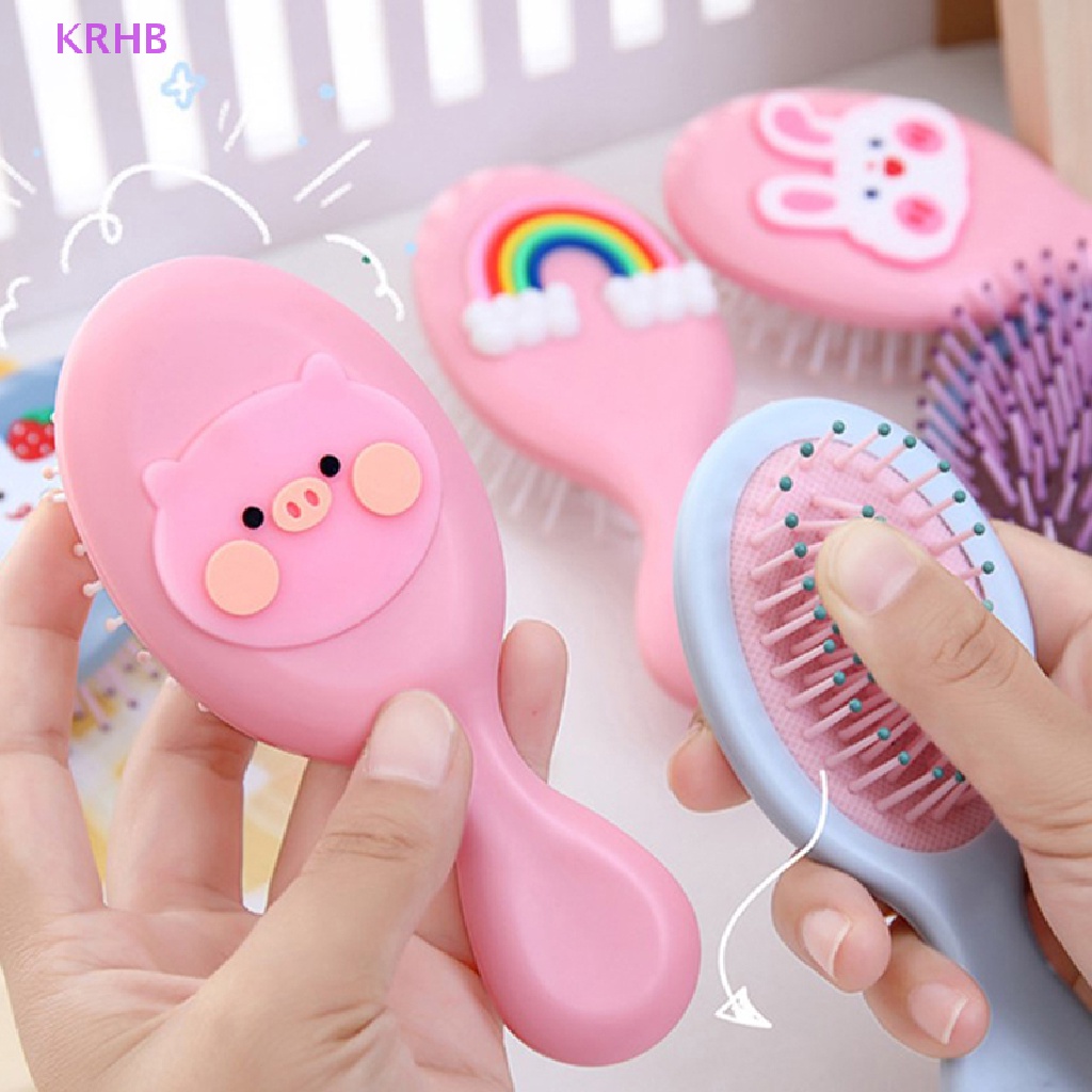 Krhb Lược Đệm Khí Mát Xa Hoạt Hình Kawaii Dễ Thương Làm Quà Tặng Cho Bạn Gái Mới