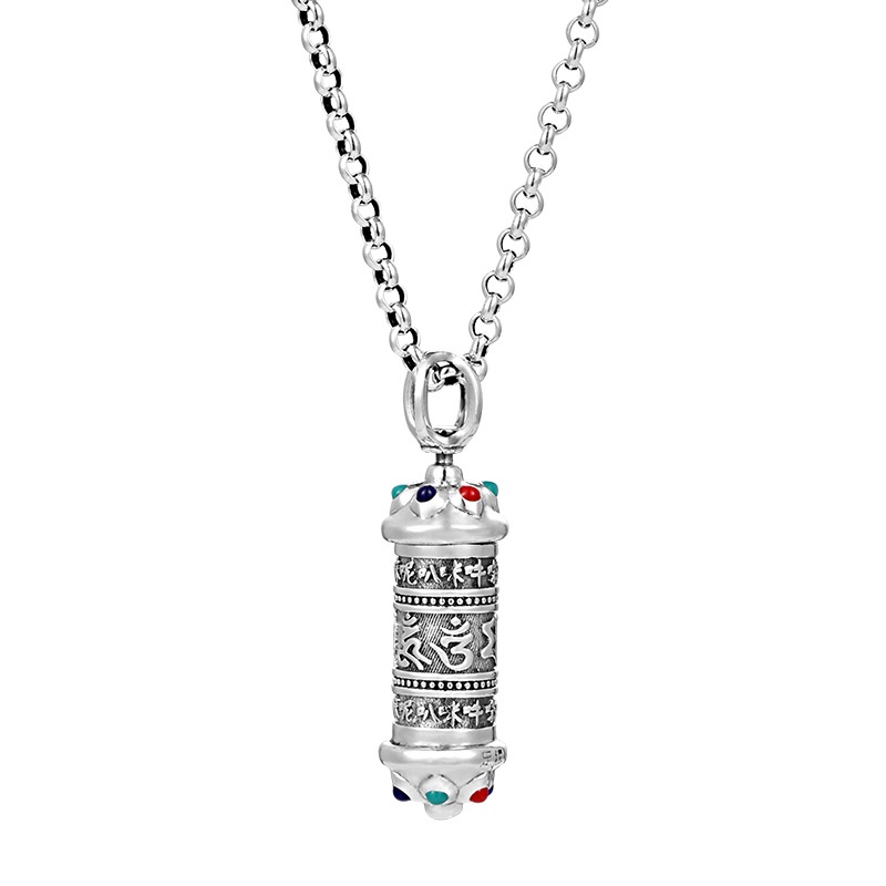 Mặt Dây Chuyền Bằng Bạc Sterling Sáu Cánh Thiên Văn Có Thể Mở Ra