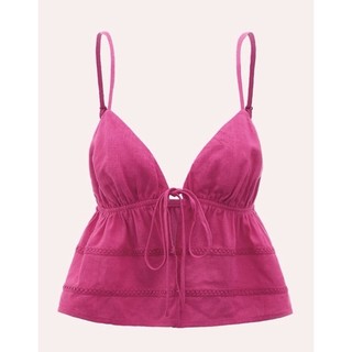 (sẵn đen hoả tốc) pinky top (ảnh thật phía sau)