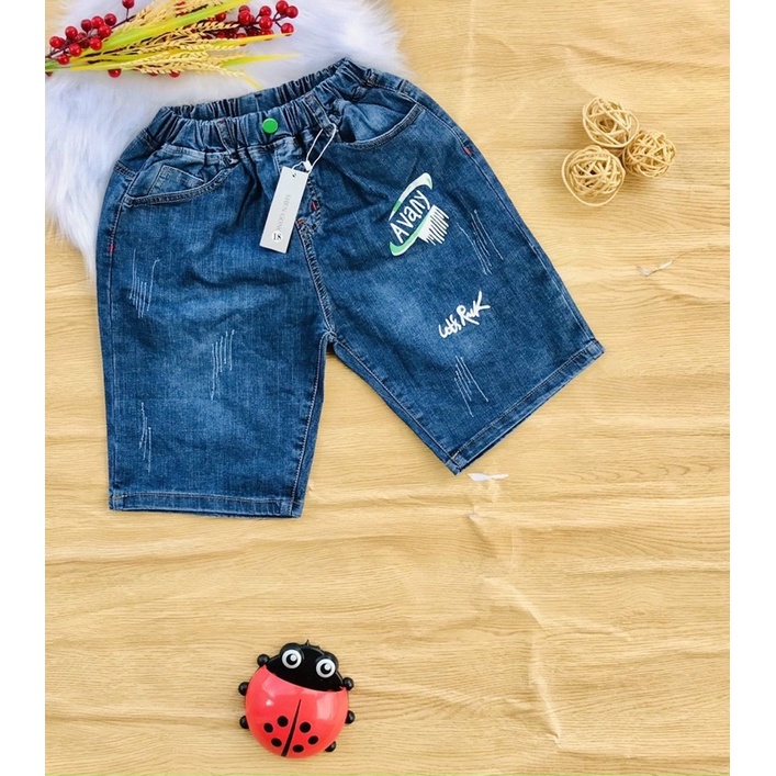 🚜 Quần jean mềm co giãn bé trai từ 32-55kg